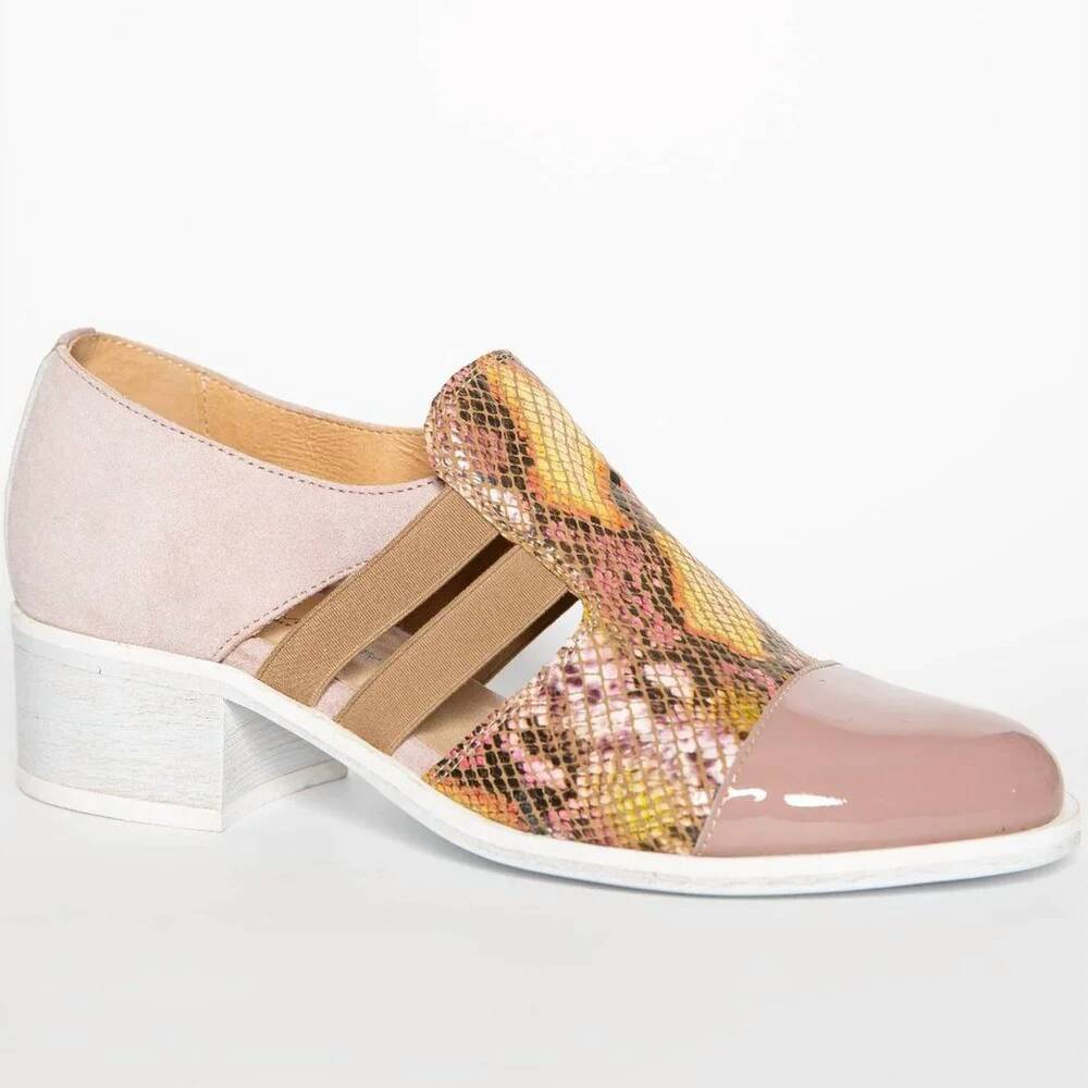 NEW UNITY IN DIVERSITY women's venta loafer in mauve reptile